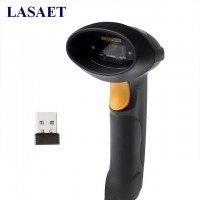 USB cable/ wireless handheld laser barcode scanner for retail shops